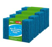 AIDEA - Juego de 24 almohadillas de fregar reutilizables para el hogar y la cocina, almohadillas de fregar versátiles para la limpieza, 14 x 8,9 cm