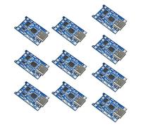 Aideepen 10pcs TC4056 Tipo-C USB-C Interfaz de Entrada USB 5V 1A 18650 LiIon batería de Litio Cargador Tablero módulo Cargador con Funciones de protección Dual.