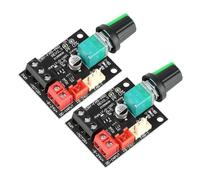 Aideepen Regulador de ventilador PWM de 4 pines, 12 V, 2 unidades CC 8-24 V, 5 A, 120 W (máx), controlador de velocidad de ventilador de 4 cables, regulador de velocidad DIY para motores sin
