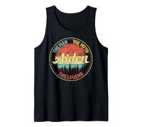 Aiden The Man The Myth The Legend Men Nombre Personalizado Camiseta sin Mangas