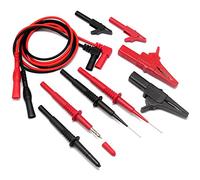 AideTek Automotive TLP20159 - Pinzas de cocodrilo blindadas y pinzas de cocodrilo grandes para multímetro