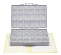 AideTek BOXALL48 lids empty enclosure SMD SMT organizer surface mount box labels
