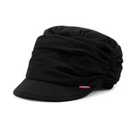 AIDIER Gorra suave para mujer con pliegues Newsboy Cap para mujer gorra de quimioterapia mujer sombrero de globo newsboy gorra quimio turbante para pérdida de cabello mujer boina slouchy bonnet,