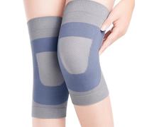 AIDIER Rodillera elástica cálida de algodón, antideslizante, alivio del dolor, calentador de rodilla, ligero, transpirable, para artritis, rodilleras, calentadores de piernas, para mujer y hombre