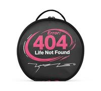 aidingzhi 404 Error Life Not Found - Bolsa de cosméticos estilo rock, accesorios de viaje, capacidad portátil, bolsa de cosméticos de viaje con separadores ajustables de 11 pulgadas
