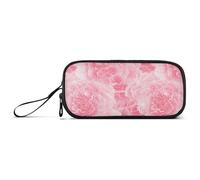 aidingzhi Carnation Lace Baby Peach - Estuche para lápices de nailon para niños, gran capacidad, estuche para lápices de arte, papelería escolar para adolescentes universitarios