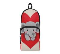 aidingzhi Divertida bolsa de almacenamiento de bolígrafos de nailon con 3 compartimentos, multiusos y estética, grande, organizador de papelería para escuela preparatoria