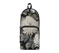 aidingzhi Estuche escolar de nailon con 3 compartimentos, diseño de flores, gran capacidad, para adolescentes, papelería, para escuela preparatoria