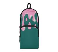 aidingzhi Graffiti Art - Estuche de nailon con 3 compartimentos, multiusos y estético, con cremallera, para escuela preparatoria