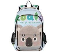 aidingzhi Mochila escolar para niños de 8 a 12 años: bolsa de libros casual para niños y niñas de 5º grado en varios colores - Just A Girl Who Loves Koala