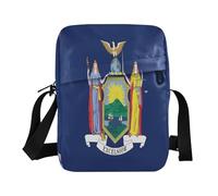 aidingzhi New York New Yorker Ny Flag Blue - Bolso bandolera para hombre, bolso cruzado para mujer, bolso de moda para mujer, correa ajustable para viajes y escuela