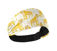 aidingzhi Oliver Jeffers Tigers - Diadema elástica para correr que absorbe la humedad para mujer, para fútbol, gimnasio, atletismo, deportes y correr