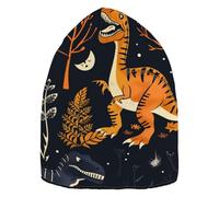 aidingzhi Spooky Season Jurassic Dinosaur - Gorro holgado para mujer, a la moda para snowboard