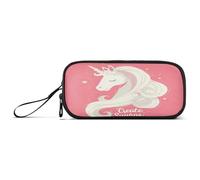 aidingzhi Unicornios Peach Sunshine - Estuche escolar de nailon de gran capacidad para adolescentes y niñas, papelería para mujeres de secundaria