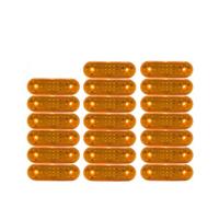 AIDLMBG 20 Luces Indicadoras Laterales Para Camión, 12-24 V, 21 LED, Para Remolque De Coche, Lámpara Bobinado, Señal Trasera Juego Pilotos Traseros(Naranja)