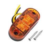 AIDLMBG Luces Posición Y Gálibo Remolque Camión 12 V 24 LED, Luz Lateral, Trasera Señal Giro Advertencia Estacionamiento, Accesorios Coche Juego Pilotos Traseros(Naranja)