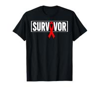 Aids Survivor VIH Red Ribbon Aids Warrior - Día Mundial del SIDA Camiseta