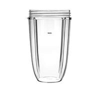 AidShunN Tazas de exprimidor para piezas de repuesto de NutriBullet 600w 900W 18OZ 24OZ 32OZ Tazas claras Mezclador de licuadora licuadora-(24OZ)