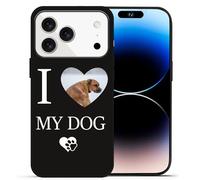 Aiebill Funda personalizada para teléfono con foto de perro, obra de arte personalizada de cachorro para iPhone 17Pro Max 16 Pro 15 Plus 14 13 Mini 12 11 X XS XsMax, regalo pensado para dueños de