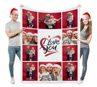 Aiebill Manta de franela personalizada de feliz cumpleaños, haz una manta personalizada para el día del padre con imagen para mi papá, manta de recuerdo de recuerdos personalizados para el mejor papá