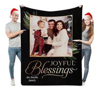 Aiebill Manta personalizada con 1 foto, texto, regalos personalizados para parejas, mantas con fotos con mis propias fotos, mantas personalizadas para adultos, amigos, madre, padre, regalo de