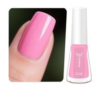 Aieenjor Esmalte de uñas rosa, 10 ml, brillante, de secado rápido, de larga duración, color rosa
