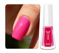 Aieenjor Esmalte de uñas rosa neón, 10 ml, brillante, secado rápido, de larga duración, para manicura DIY