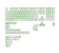 aieibuy 145 Teclas Meow Star Man PBT Dye-Sub Keycap MDA Perfil Spring Tour Keycaps para Teclado mecánico Cherry MX Switch