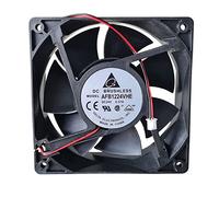 aieibuy AFB1224VHE DC24V 0.57A 12CM 12038 120x120x38MM Ventilador de refrigeración inversor de 2 cables para radiador de chasis Delta