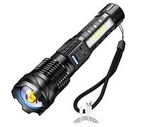 aieibuy Mini Linterna LED Brillante IPX4, Resistente al Agua, de aleación de Aluminio, pequeña Linterna con Enfoque de Zoom, para Acampar, Caminar, Senderismo, Escalada al Aire Libre