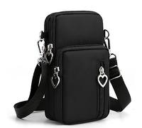 Aieraczy Bolso Movil Mujer, Bolsos Pequeños Mujer, Bolso de Teléfono Móvil para Mujer, Bolso Bandolera Mujer, Malas Senhora para Teléfonos Móviles y Correa Ajustable Guardar Móvil de Hasta 7"