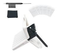 AIERTING-Protectores de cera para audífonos miniR/miniReceiver trampas de cera para Siemens, Signia, herramientas de cepillo de limpieza de audífonos con estuche de transporte 6 paquetes/48 filtros