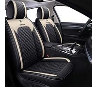 Aierxuan Fundas de Asiento de Cuero Impermeables para Mujer, Ajuste Universal para Hyundai Elantra Sonata Ford Forte Honda Civic CRV Toyota Corolla 4Runner Rav4 Highlander Hybrid (Juego Completo,