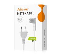AIEVE - Cable de alimentación para Sonos Play:1 y Sonos One WLAN (Enchufe Europeo), Color Blanco 0,35m
