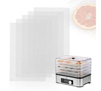 AIEVE Hojas de Silicona Antiadherente para Deshidratador de Frutas YASHE, Sin BPA, Alfombrilla para Secado de Alimentos 17 x 26 cm