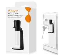 Aieve WDT Tool Espresso, herramienta magnética de distribución de café compatible con Ninja Luxe Cafe, agitador de café de 10 agujas para accesorios Breville Barista Espresso (soporte magnético y