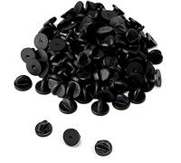 AIEX - 100 piezas de cierre de mariposa para alfileres de solapa (11,5 mm de diámetro, 100 unidades)