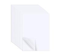 AIEX 18 piezas 29 x 21 cm tamaño A4 hojas adhesivas de doble cara, hojas de cinta blanca, cinta adhesiva resistente, papel adhesivo para la fabricación de tarjetas de artesanía