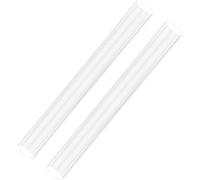 AIEX 2 piezas Rollos de arcilla de acrílico tubo de rodillo de pastelería acrílico para manualidades de arcilla herramienta, material hueco