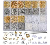 AIEX 2374 Piezas Kit de Suministros para Fabricación de Joyería Y Pendientes DIY
