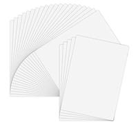 AIEX 25 hojas vinilo imprimible papel autoadhesivo impermeable blanco mate para impresora láser y inyección de tinta A4 (297 x 210 mm)