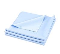 AIEX 3 Piezas 30x30cm Paños de Limpieza Instrumentos, Suaves Universales Paños Kit de Limpieza de Guitarra para Pulir Instrumentos de Cuerda para Guitarra Violín Piano Latón Trompeta Saxo (Azul)