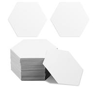 AIEX 300 Piezas Paper Piecing Patchwork Hexagonales, 2,56cm Plantillas de Piezas de Papel Formas de Piezas de Papel Hexagonales para Acolchar Suministros para Empalmar Patchwork