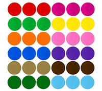 AIEX 36 Piezas 15,2cm Pegatinas Redondas Colores Grandes, Extraíble Pegatina Punto Vinilo Spot Marker Marcadores Suelo Adhesivos para Aula Mesas Escritorios Pizarras Blancas Paredes