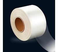 AIEX 500 Piezas 10,3x5,2cm Transparente Autoadhesivas Etiquetas Rollo, Protector de Etiqueta Impermeable Rectángulo Etiquetas para Libros de Aula, Escuela, Biblioteca