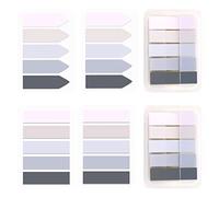 AIEX 600 Pestañas de indexación adhesivas, pestañas adhesivas Inscriptibles Pestañas de índice para índice de lectura Carpetas de archivos Notas de libro, fáciles de quitar (color Morandi)