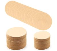 AIEX 700 piezas de papel de filtro de café alrededor de reemplazo de filtros de café se adapta a Aerobie Aeropress Cafeteras y Café Espresso, (6.4cm de diámetro)