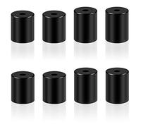 AIEX 8 Piezas Columna de Silicona Impresora 3D, Columna de Nivelación de Cama Caliente Tampón de Silicona Resistente al Calor Accesorios de Impresora 3D para CR-10 Ender 3 (16/18mm, Negro)