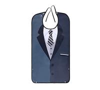 AIEX Baberos para adultos, Baberos impermeables y ajustables para comer, protectores de vestimenta lavable a máquina para ancianos (estilo occidental)