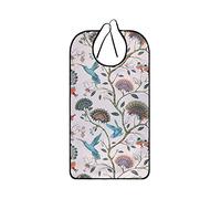 AIEX - Baberos para adultos, impermeables para comer, lavables y reutilizables, protectores de ropa con correa ajustable, diseño de flores
